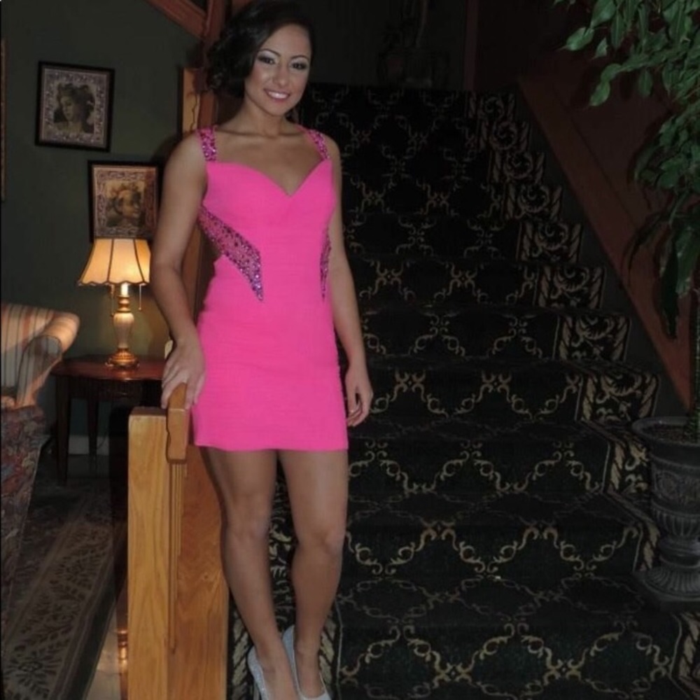 Cocktail prom beaded dress